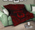 Pohnpei Premium Quilt - Pohnpie Flag Polynesian Chief Red Version - Polynesian Pride