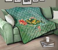 Circle Turtle Premium Quilt - Polynesian Pride