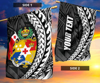 Tonga Flag - Custom Personalised Wings Style - Polynesian Pride