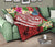 Polynesian Hawaii Kanaka Maoli Premium Quilt - Summer Plumeria (Red) - Polynesian Pride