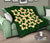 Hawaiian Premium Quilt Royal Pattern - Green - A1 Style - Polynesian Pride