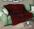 Hawaii Premium Quilt - Hawaii Seal Polynesian Chief Dark Red Version - Polynesian Pride