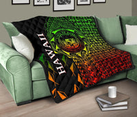 Hawaii Premium Quilt - Hawaii Seal Rocket Style (Reggae) - Polynesian Pride