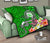 Hawaii Polynesian Premium Quilt - Hawaii Seal With Turtle Plumeria (Green) - Polynesian Pride