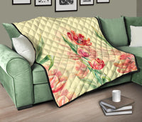 Beautiful Flower Premium Quilt - Polynesian Pride