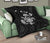 Hawaii Turtle Hibicus Map Premium Quilt - White - Polynesian Pride