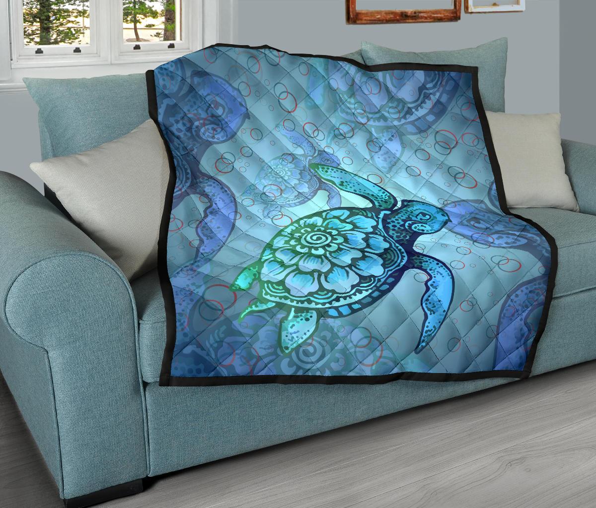 Turtle Beauty Premium Quilt - Polynesian Pride