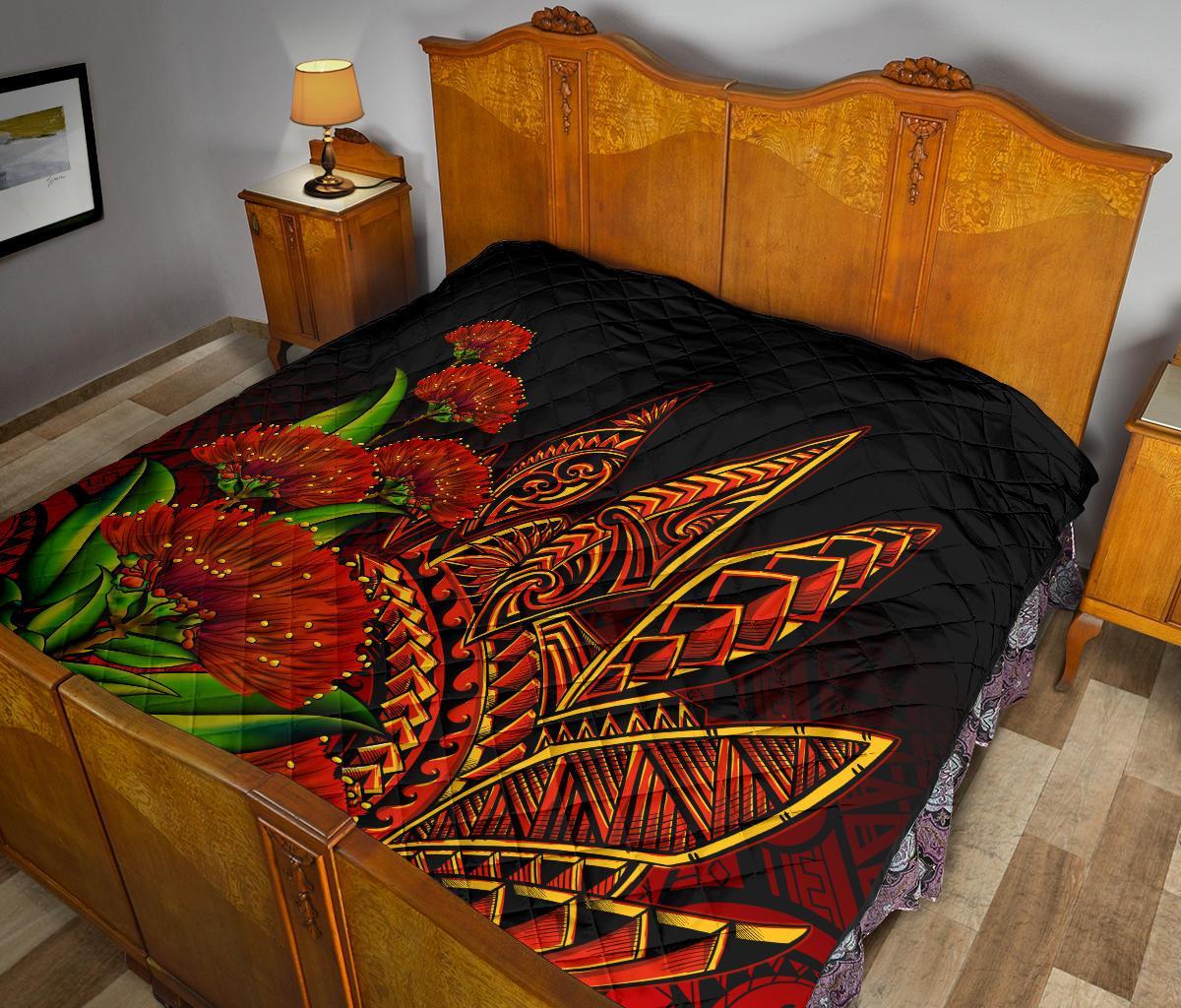 Polynesian Hawaii Premium Quilt - Ohia Lehua - Polynesian Pride
