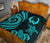Pohnpei Premium Quilt - Turquoise Tentacle Turtle - Polynesian Pride