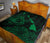 Hawaii Sea Turtle Is Swimming Toward Premium Quilt Green - Polynesian Pride