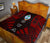 Guam Premium Quilt - Guam Coat Of Arms Polynesian Red Tattoo - Polynesian Pride