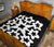 Hawaiian Premium Quilt Royal Pattern - Black And White - A1 Style - Polynesian Pride