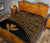 Hawaii Polynesian Premium Quilt - Yellow Kanaka Maoli Curve Version - Polynesian Pride