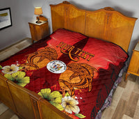 Niue Personalised Premium Quilt - Tribal Tuna Fish - Polynesian Pride