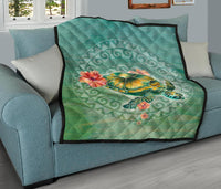 Circle Turtle Premium Quilt - Polynesian Pride