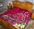 Hawaii Premium Quilt - Turtle Plumeria Polynesian Tattoo Pink Color - Polynesian Pride