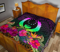 Pohnpei Premium Quilt - Summer Hibiscus - Polynesian Pride