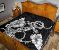 Anchor White Poly Tribal Premium Quilt - Polynesian Pride