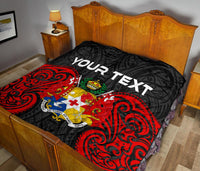 Tonga Polynesian Custom Personalised Premium Quilt - Tongan Spirit - Polynesian Pride