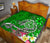 Tahiti Premium Quilt - Turtle Plumeria (Green) - Polynesian Pride