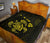 Hawaii Turtle Hibicus Map Premium Quilt - Yellow - Polynesian Pride