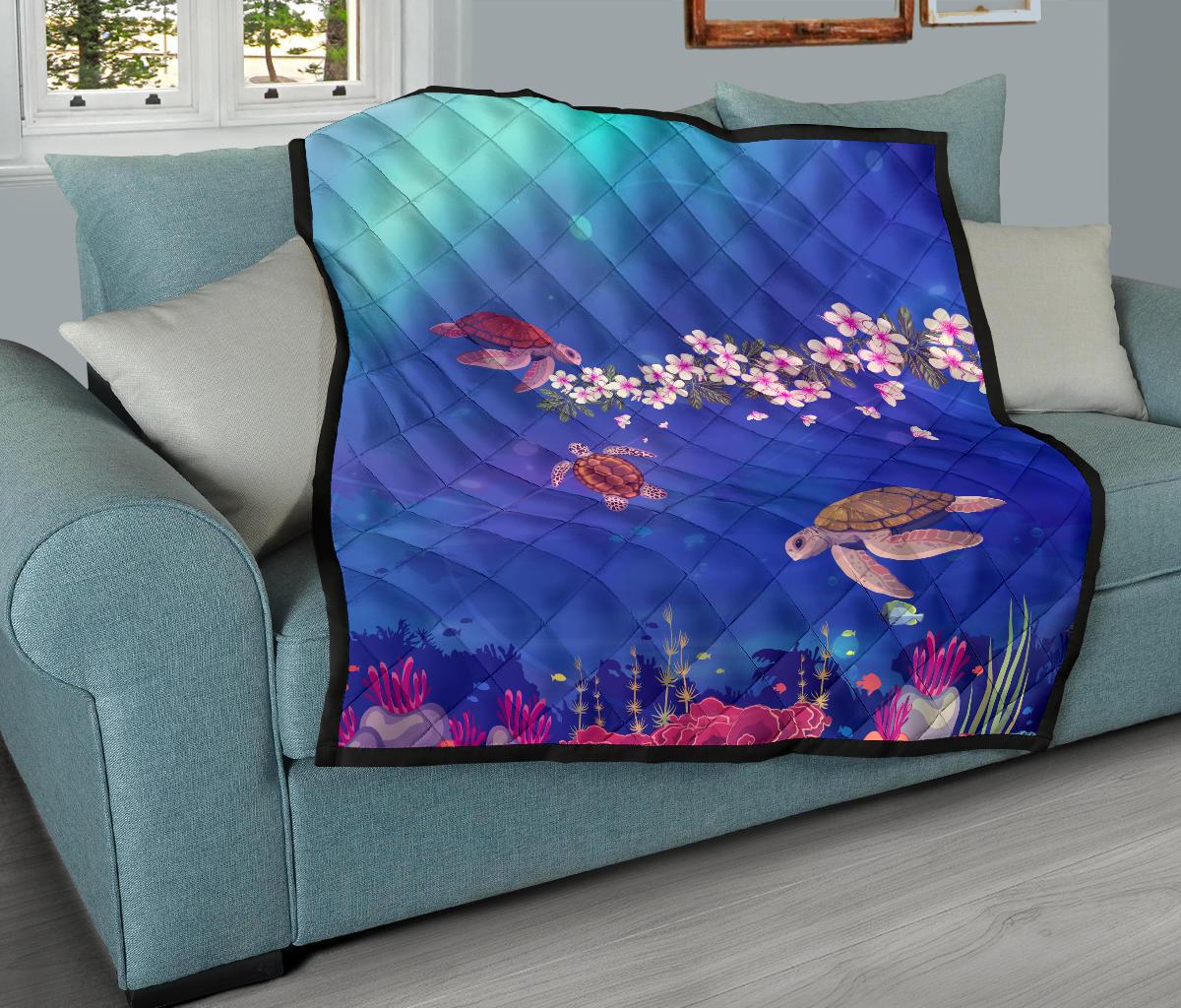 Galaxy Ocean Premium Quilt - Polynesian Pride