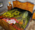 Pohnpei Premium Quilt - Humpback Whale with Tropical Flowers (Yellow) - Polynesian Pride