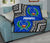 Pohnpei Premium Quilt - Pohnpei Flag Micronesian Pattern - Polynesian Pride