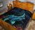Hawaii Polynesian Honu Sea Hibiscus Premium Quilt - Polynesian Pride