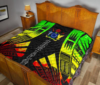 Cook Islands Premium Quilt - Cook Islands Polynesian Reggae Tattoo - Polynesian Pride
