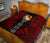 Tonga Premium Quilt - Tonga Coat Of Arms Polynesian Red Tattoo - Polynesian Pride