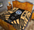 Northern Mariana Islands Premium Quilt - Northern Mariana Islands Seal Polynesian Gold Tattoo - Polynesian Pride