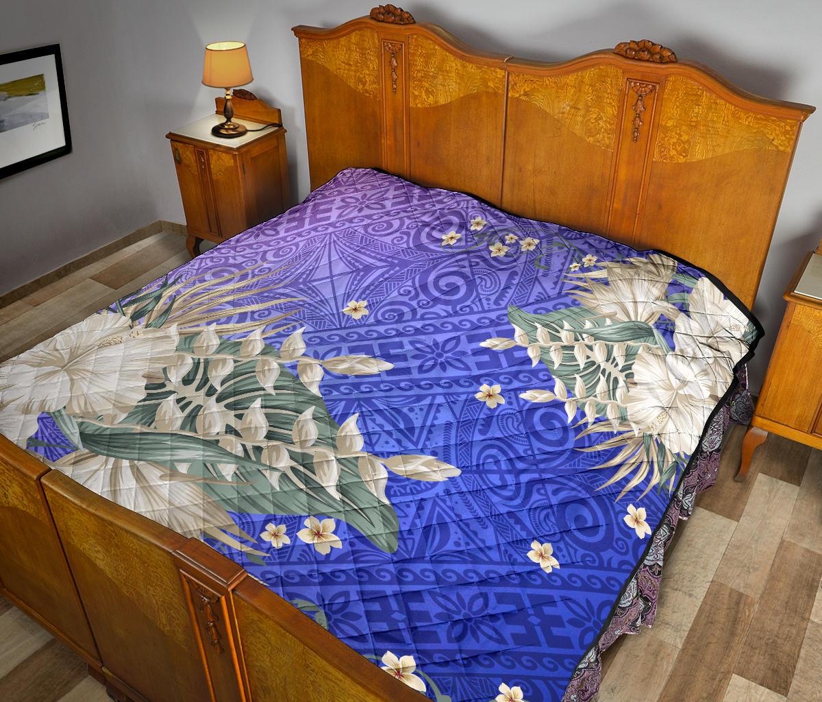 Hawaii Premium Quilt - Hawaii Hibiscus Polynesian Culture Revival - Polynesian Pride