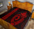 Hawaii Kakau Makau Fish Hook Polynesian Premium Quilt - Red - Polynesian Pride