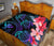 Hawaii Turtle Polynesian Tropical Premium Quilt - Cora Style Purple - Polynesian Pride