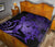 Hawaii Turtle Hibiscus Polynesian Vintage Premium Quilt - Purple - Polynesian Pride