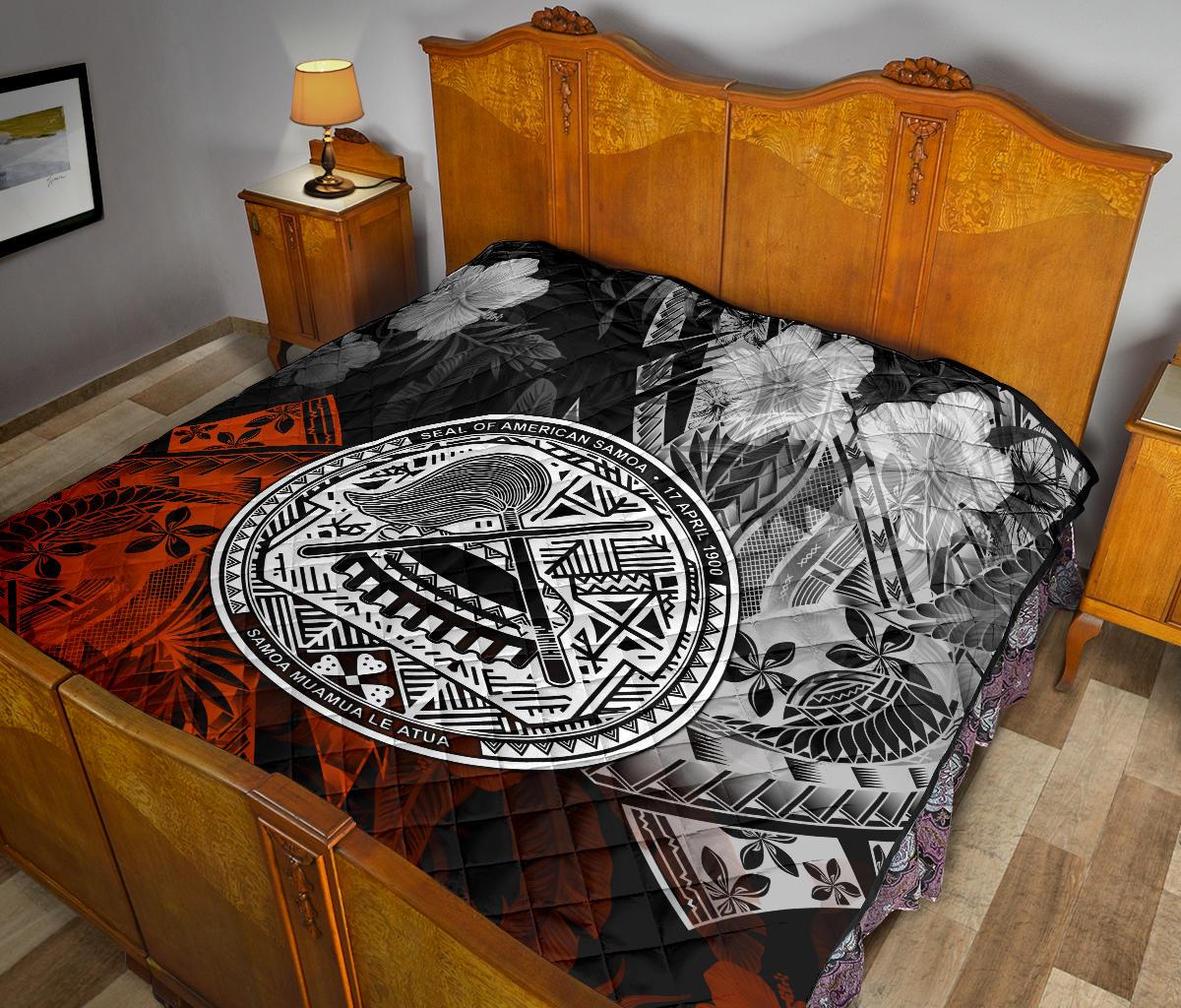 American Samoa Premium Quilt - Vintage Polynesian Style - Polynesian Pride