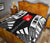 Wallis And Futuna Premium Quilt - Wallis And Futuna Coat Of Arms Polynesian White Tattoo - Polynesian Pride