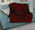 Niue Premium Quilt - Niue Seal Polynesian Chief Red Version - Polynesian Pride