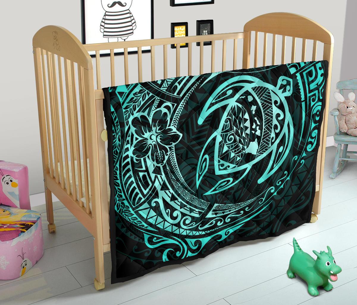 Hawaiian Turtle Polynesian Premium Quilt - Polynesian Pride