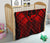 Guam Polynesian Premium Quilt - Guam Red Seal with Polynesian Tattoo - Polynesian Pride