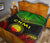 Northern Mariana Islands Premium Quilt - CNMI Seal Polynesian Chief Reggae Version - Polynesian Pride