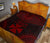 Wallis And Futuna Premium Quilt - Wallis And Futuna Coat Of Arms Polynesian Chief Red Version - Polynesian Pride