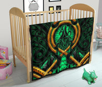 Maori New Zealand Premium Quilt Manaia Green - Polynesian Pride