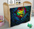 Polynesian Hawaii Premium Quilt - Colorful Turtle Shark - Polynesian Pride