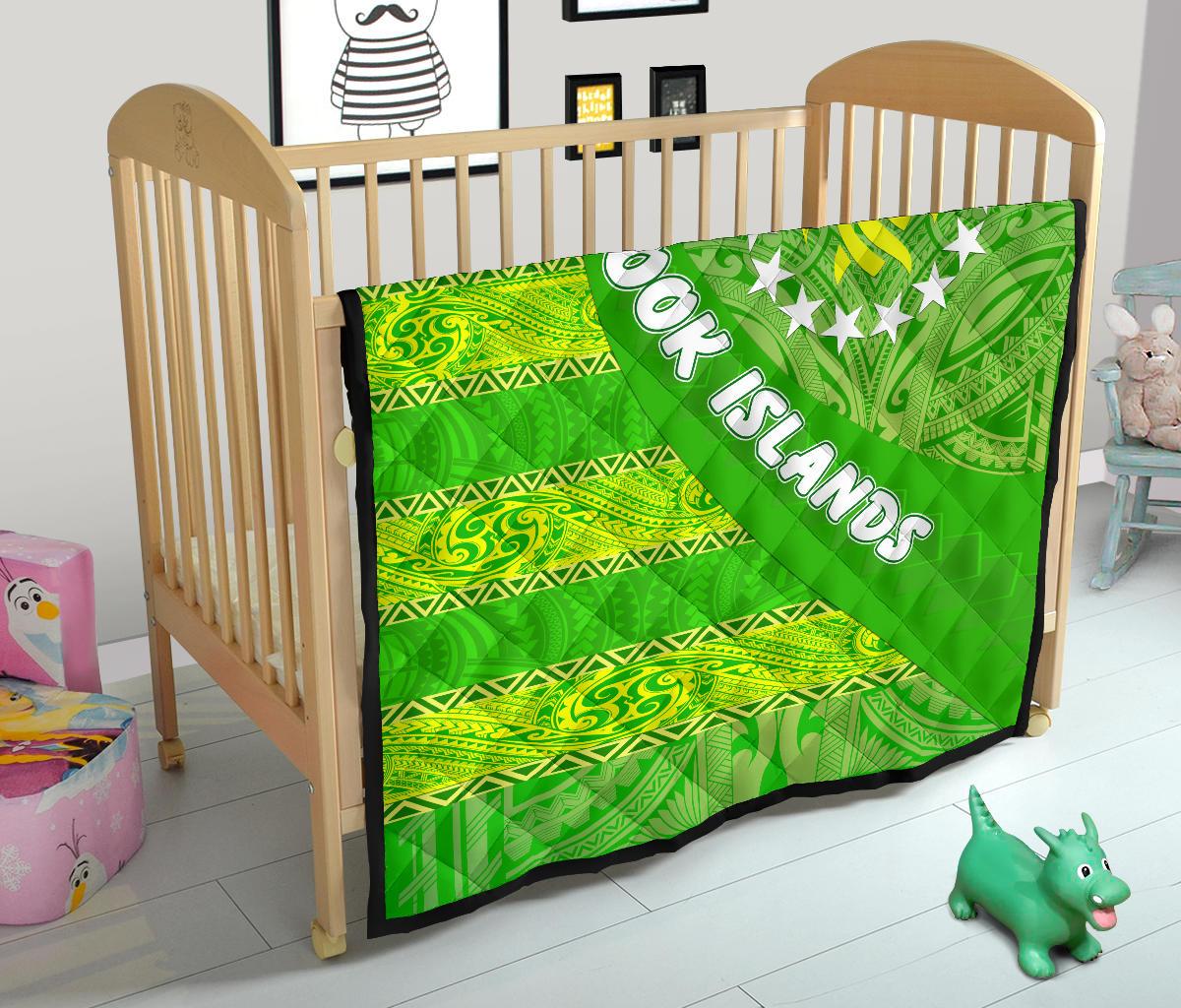 Cook Islands Premium Quilt Polynesian Victorian Vibes - Polynesian Pride