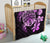 Hawaiian Kanaka Hibiscus Plumeria Mix Polynesian Turtle Premium Quilt Pink AH - Polynesian Pride