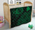 Hawaii Sea Turtle Is Swimming Toward Premium Quilt Green - Polynesian Pride
