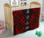 Guam Premium Quilt - Guam Coat Of Arms Polynesian Red Tattoo - Polynesian Pride