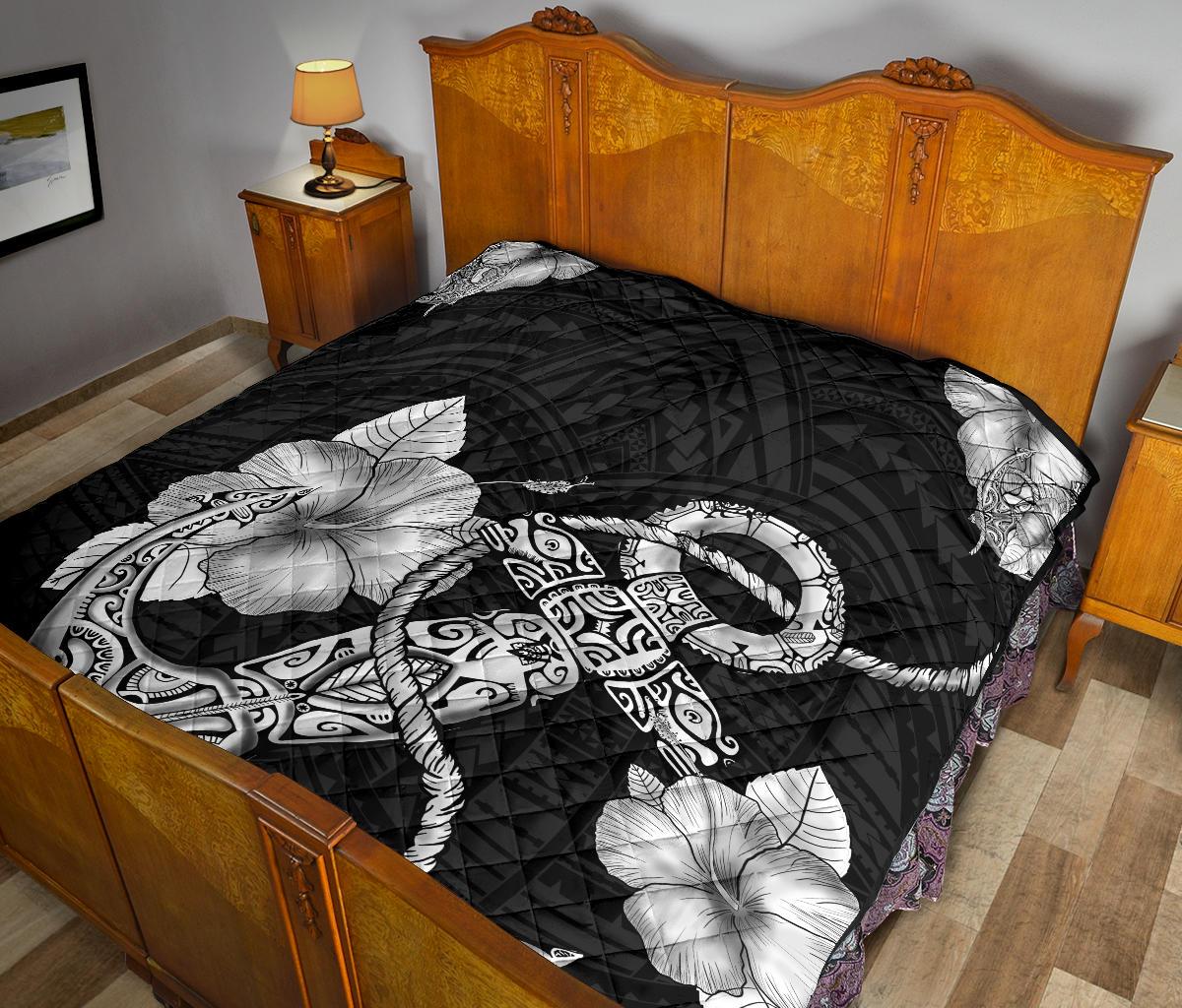 Polynesian Anchor Premium Quilt - Polynesian Pride